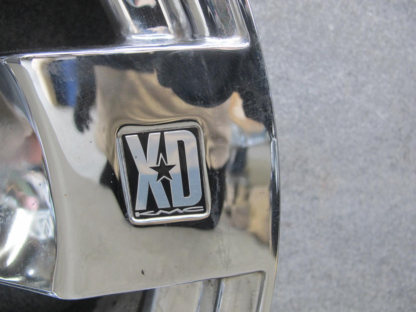 XD KMC XD775 Rockstar Chrome 22" R22 Wheel Rim 22X12J 8X165.1 ET-44