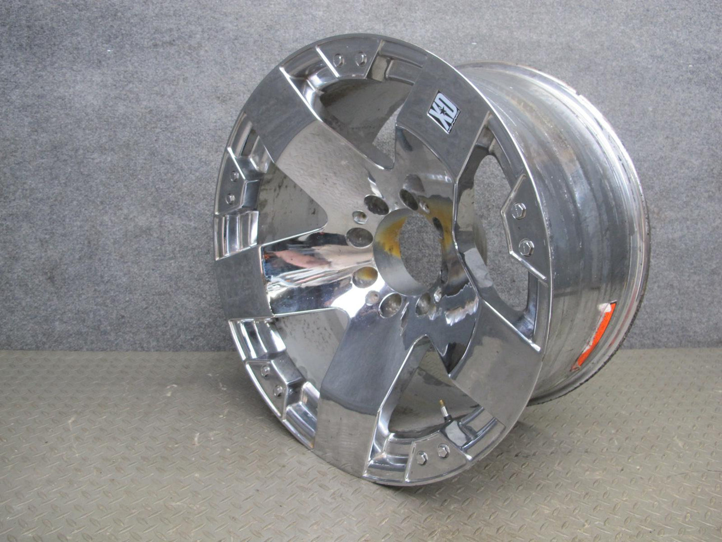 XD KMC XD775 Rockstar Chrome 22" R22 Wheel Rim 22X12J 8X165.1 ET-44