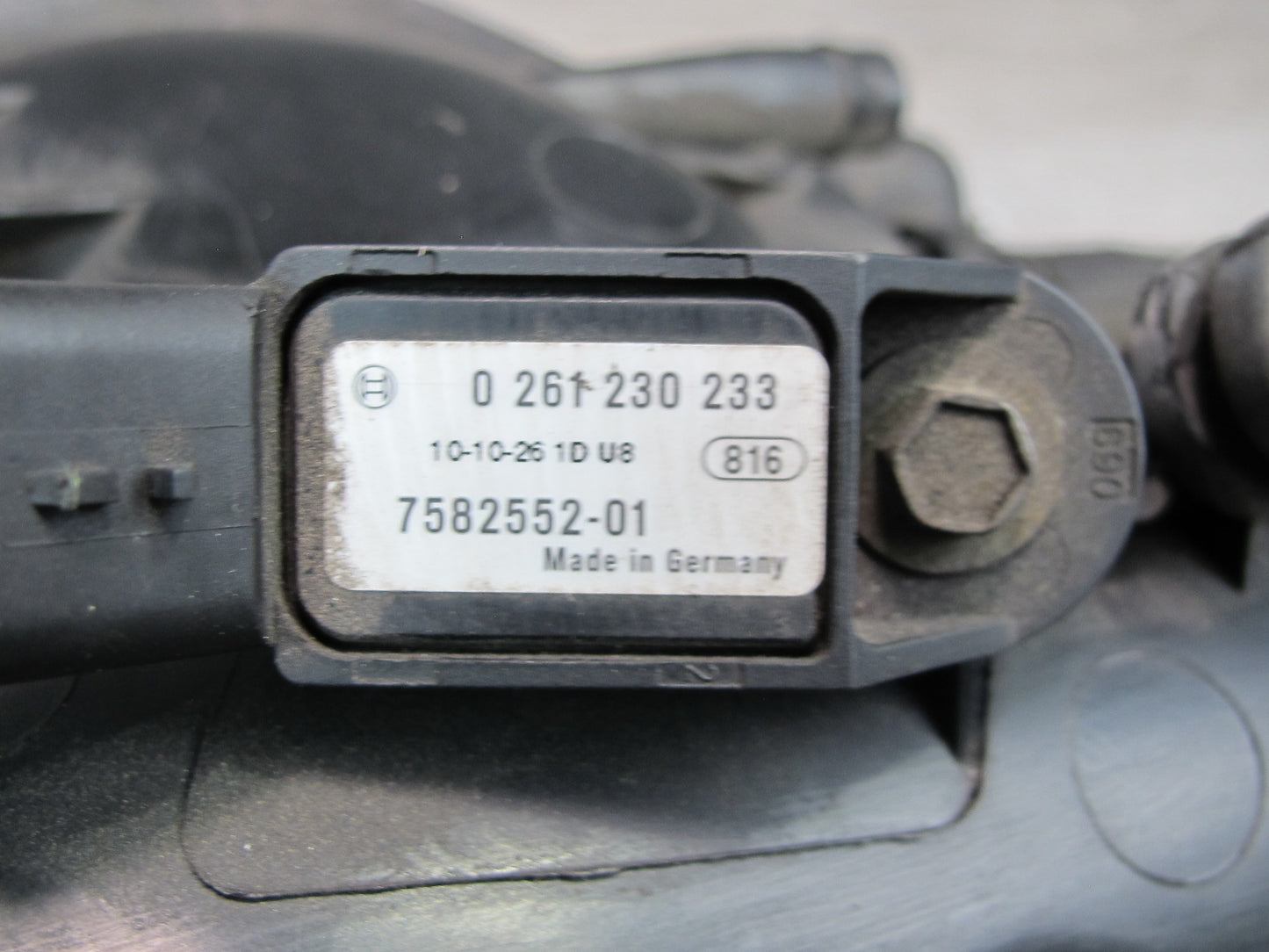 11-13 Mini JCW R55 R56 R57 N14 Air Intake Manifold w Pressure Sensor & Valve OEM