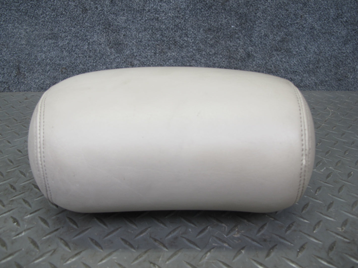 91-93 Mitsubishi 3000GT Set of 2 Front Left & Right Leather Headrest Beige OEM