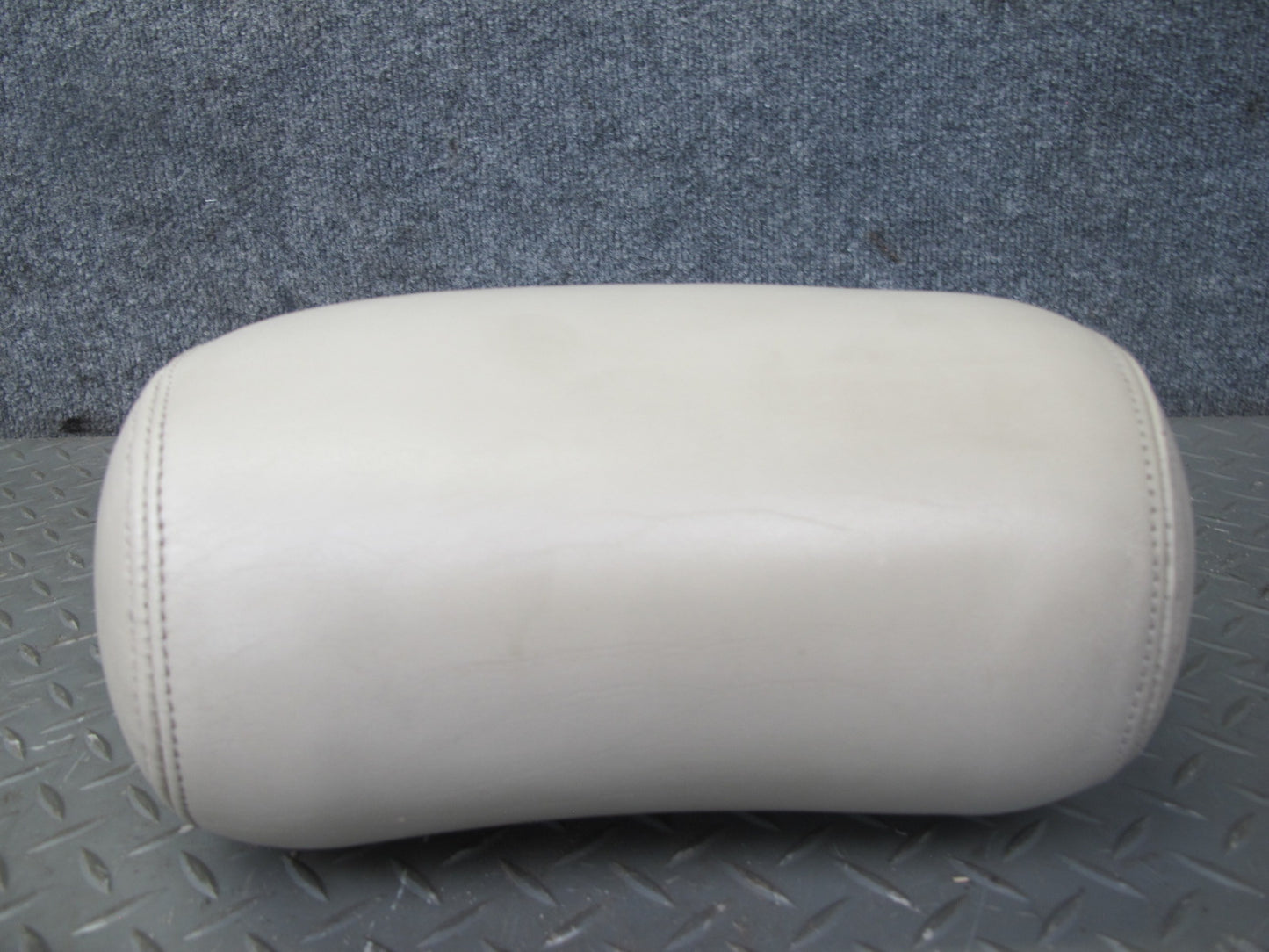 91-93 Mitsubishi 3000GT Set of 2 Front Left & Right Leather Headrest Beige OEM
