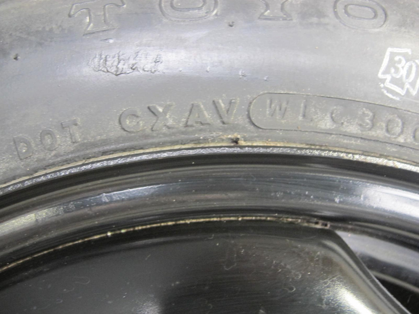 91-99 Mitsubishi 3000GT Spare Tire R16 16" D16 Wheel Donut 16x4 135/90 D16 OEM