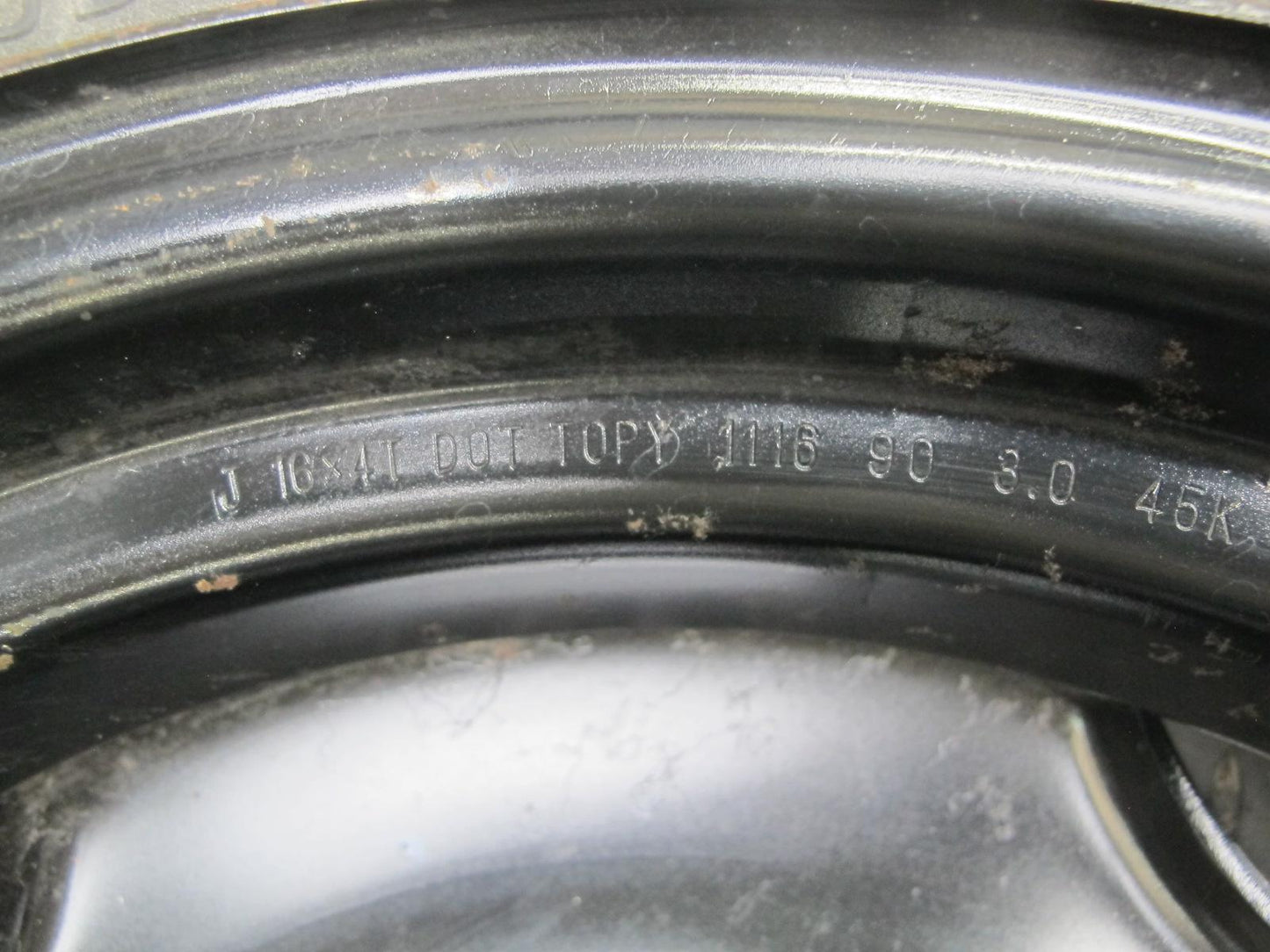 91-99 Mitsubishi 3000GT Spare Tire R16 16" D16 Wheel Donut 16x4 135/90 D16 OEM