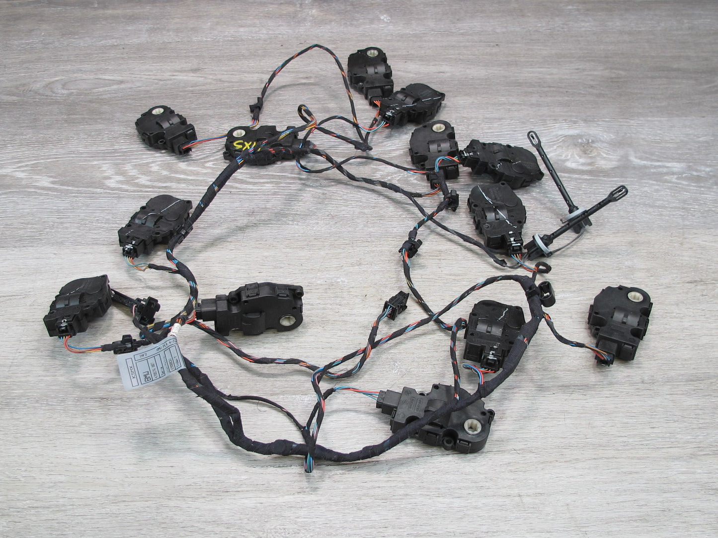2008-2014 BMW E71 E72 X6 A/C Heater Flap Door Actuator Motor Wiring Set