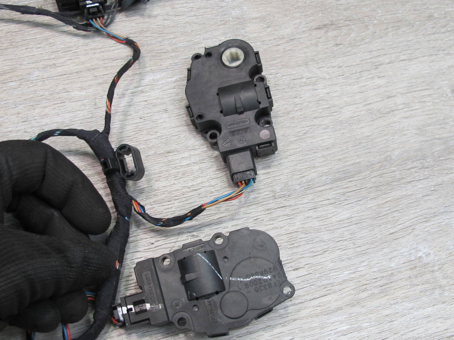 2008-2014 BMW E71 E72 X6 A/C Heater Flap Door Actuator Motor Wiring Set