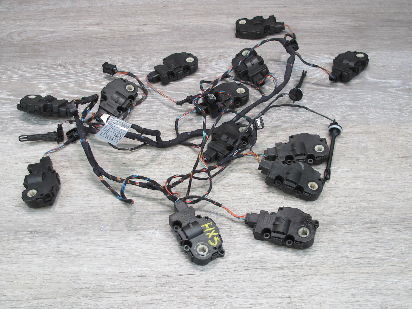 2008-2014 BMW E71 E72 X6 A/C Heater Flap Door Actuator Motor Wiring Set