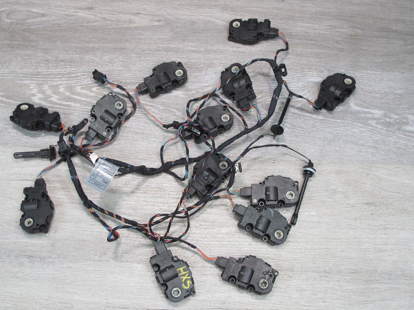 2008-2014 BMW E71 E72 X6 A/C Heater Flap Door Actuator Motor Wiring Set