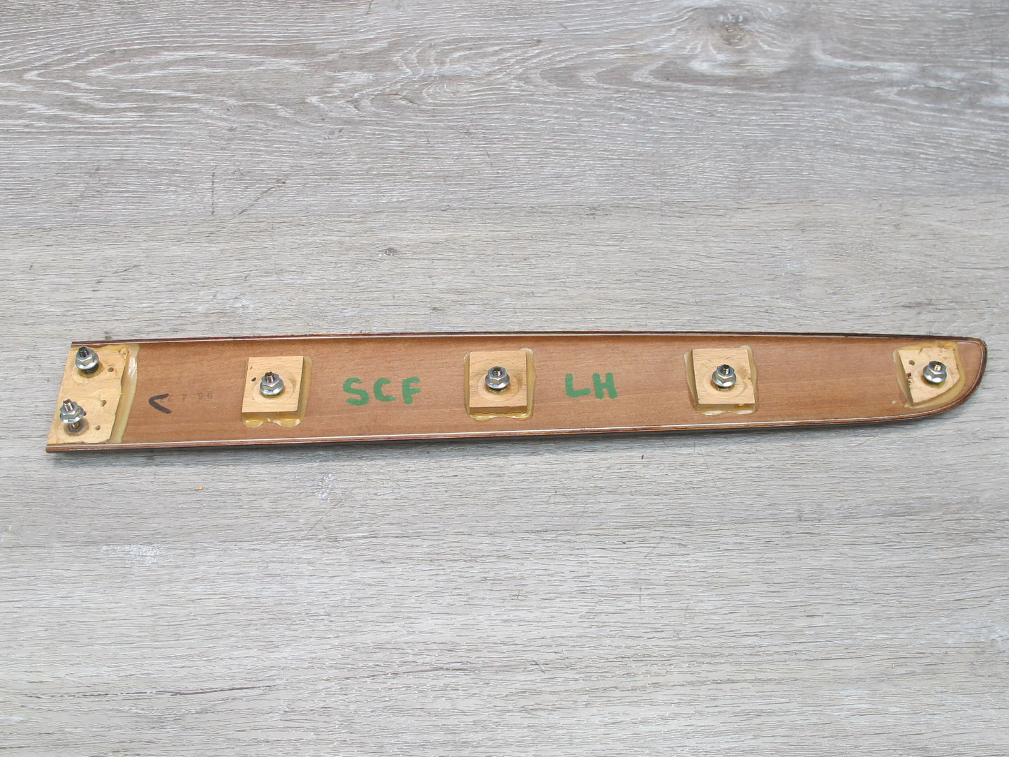 95-96 Lexus UZZ30L SC300 SC400 Set of 7 Interior Dash Door Wood Trim Cover OEM