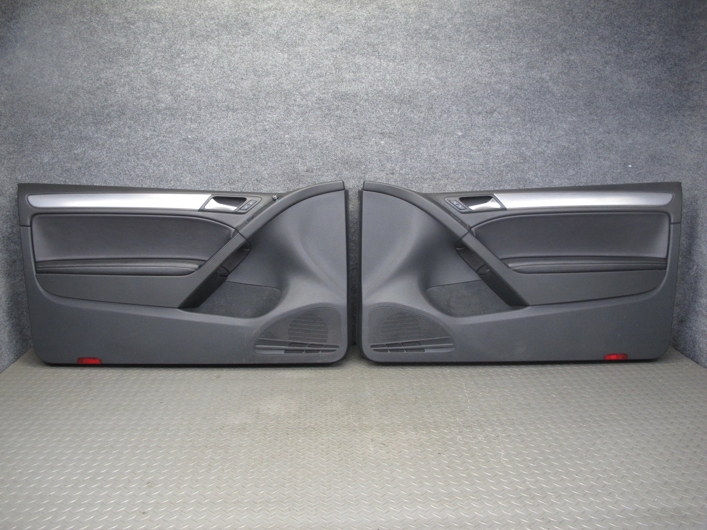 12-13 VW Golf R MK6 2DOOR Set of 2 Front Left Right Door Interior Trim Panel OEM