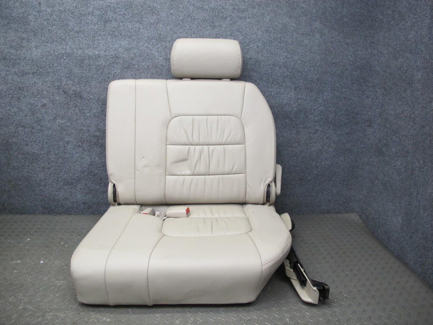 2004-2005 Lexus LX470 Rear Third 3RD ROW Left Right Leather Ivory Seat Set of 2