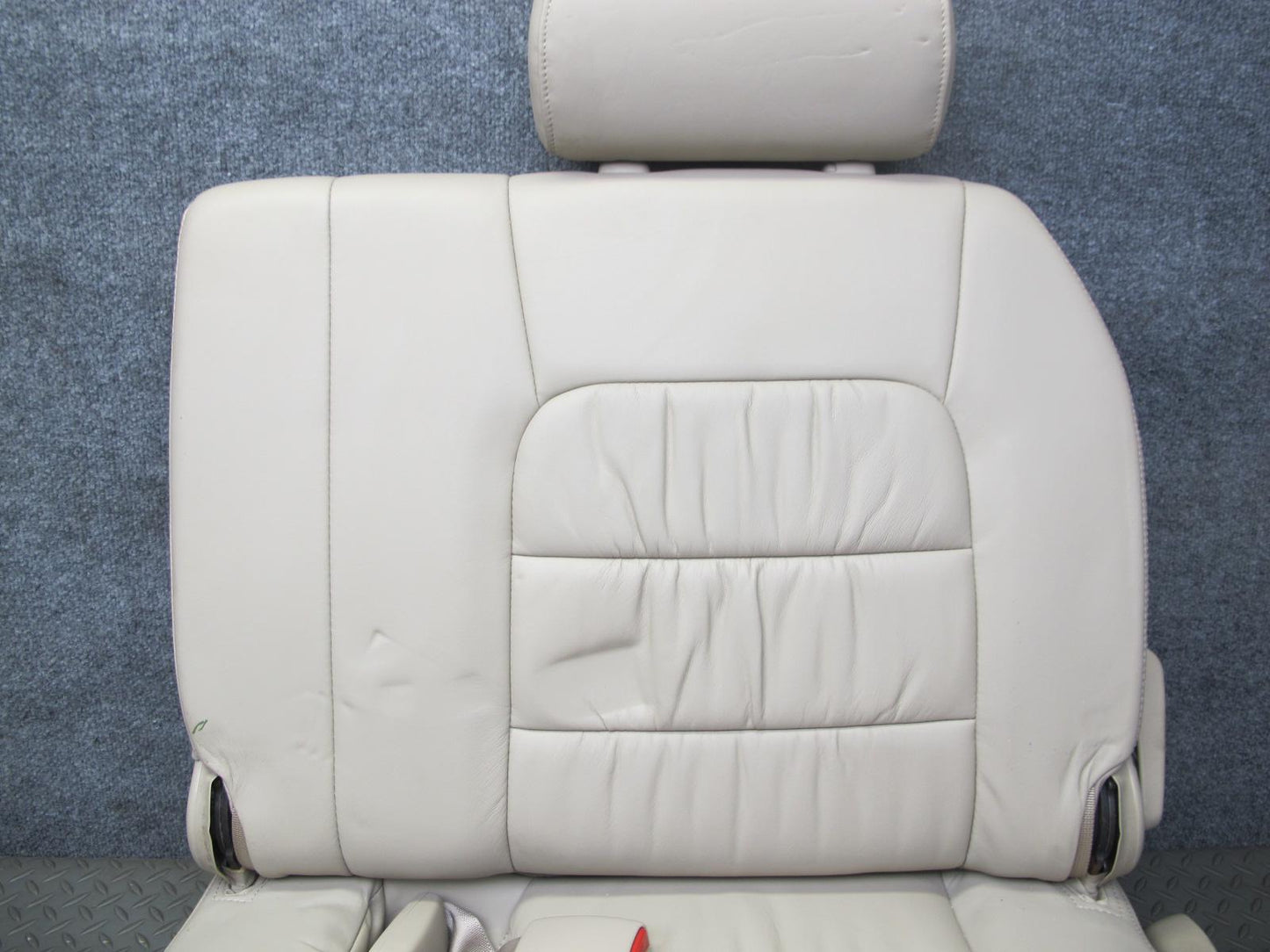 2004-2005 Lexus LX470 Rear Third 3RD ROW Left Right Leather Ivory Seat Set of 2