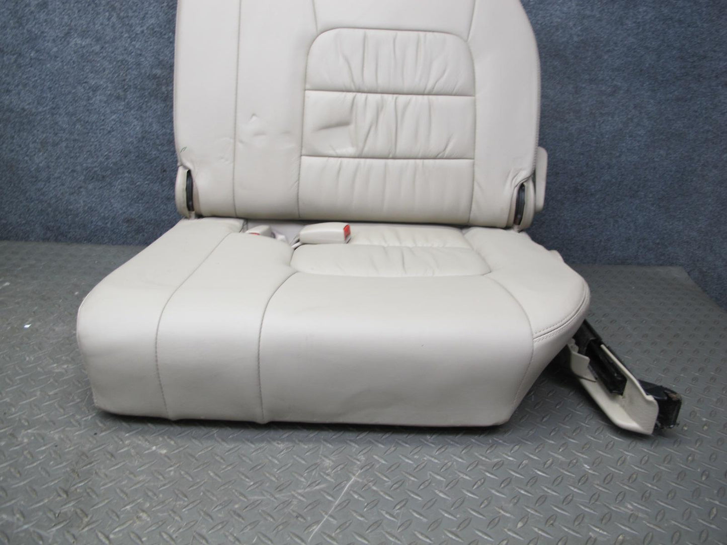 2004-2005 Lexus LX470 Rear Third 3RD ROW Left Right Leather Ivory Seat Set of 2