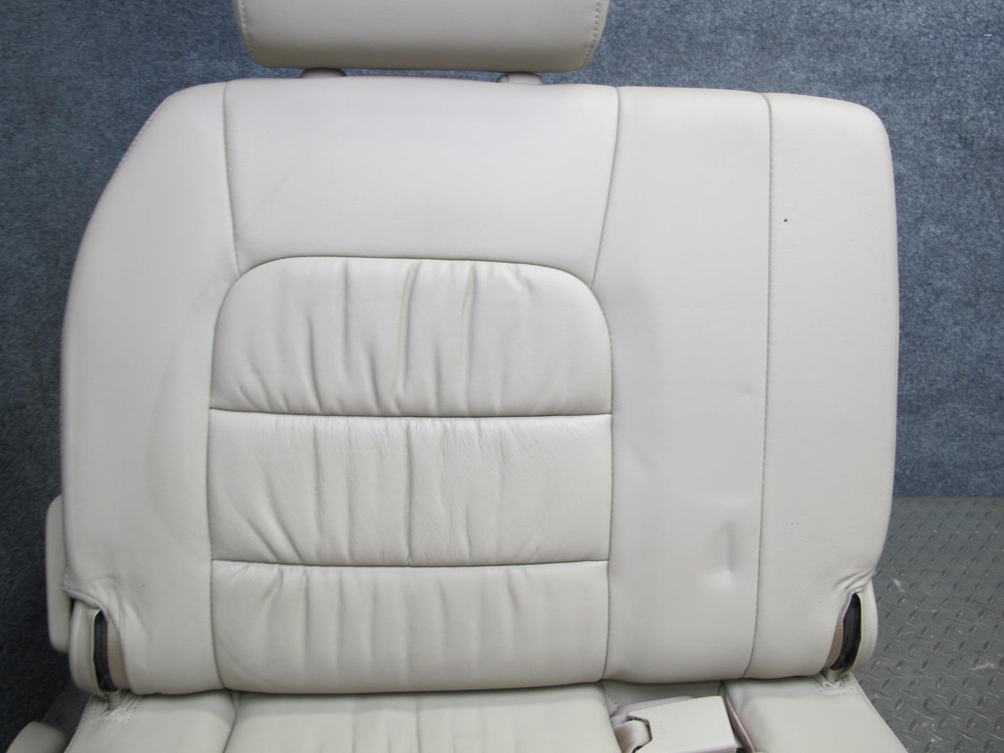 2004-2005 Lexus LX470 Rear Third 3RD ROW Left Right Leather Ivory Seat Set of 2