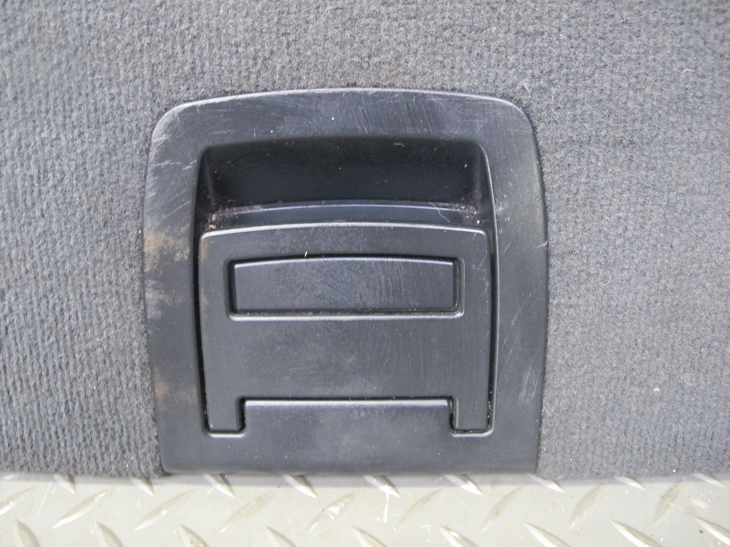 2010-2011 BMW E72 X6 Hybrid Rear Trunk Floor Storage Carpet Board Panel