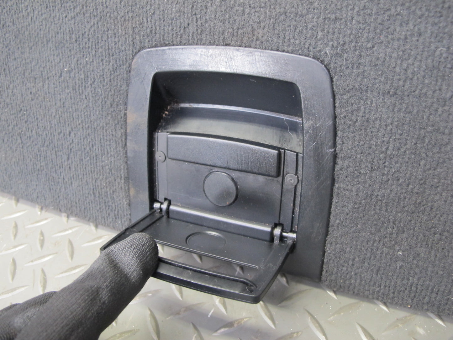 2010-2011 BMW E72 X6 Hybrid Rear Trunk Floor Storage Carpet Board Panel