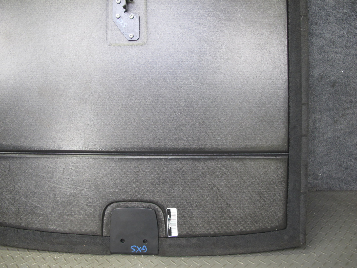 2010-2011 BMW E72 X6 Hybrid Rear Trunk Floor Storage Carpet Board Panel