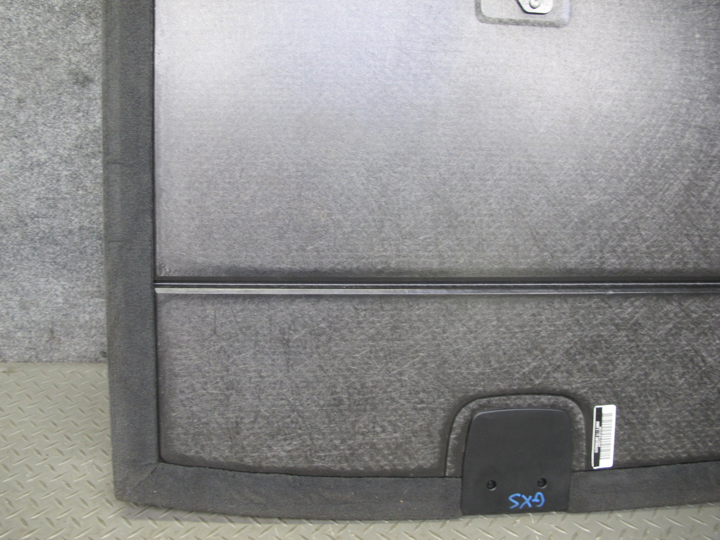 2010-2011 BMW E72 X6 Hybrid Rear Trunk Floor Storage Carpet Board Panel