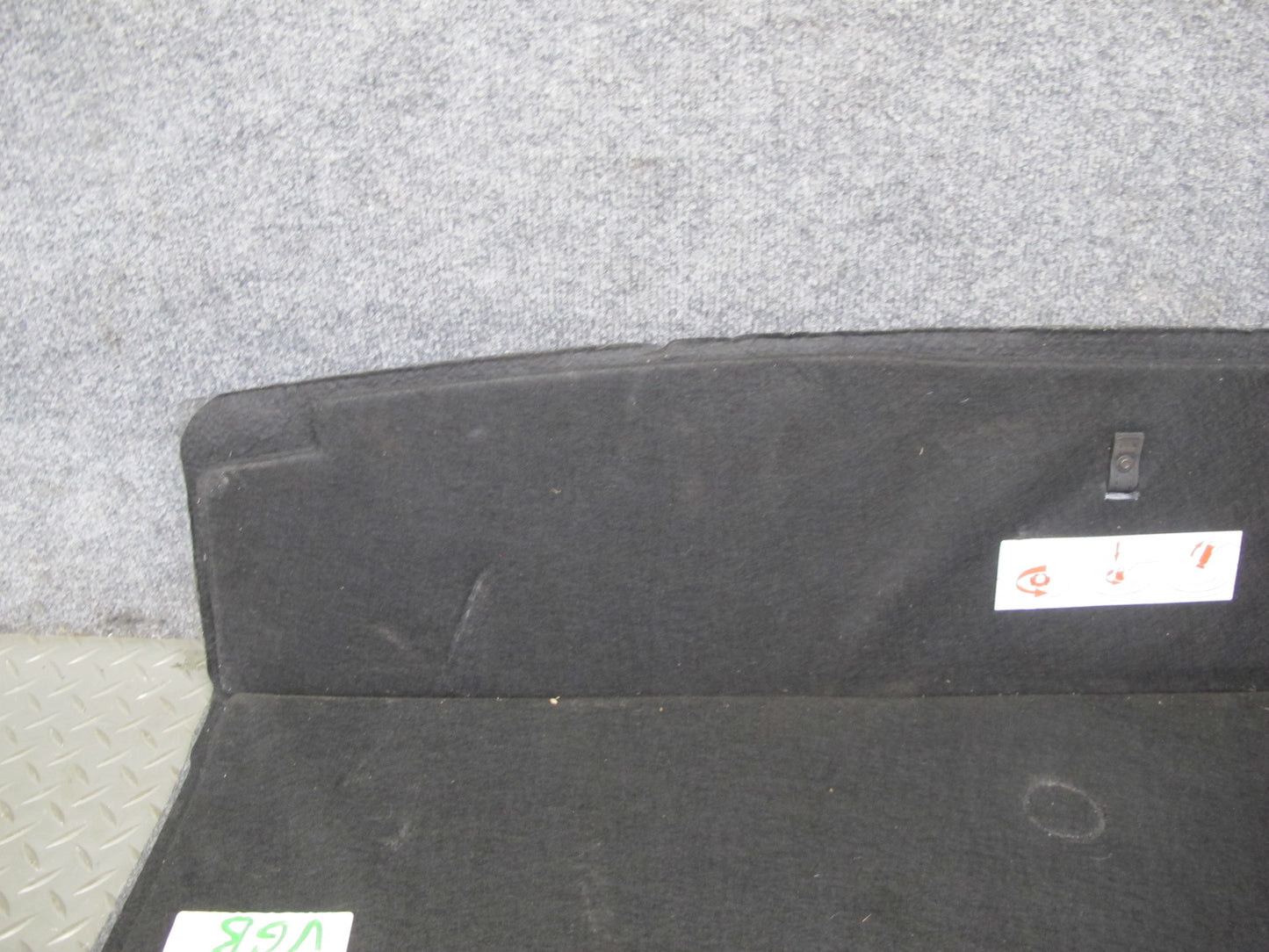 12-13 VW Golf R MK6 2DOOR Rear Trunk Cargo Floor MAT Carpet Liner Cover OEM
