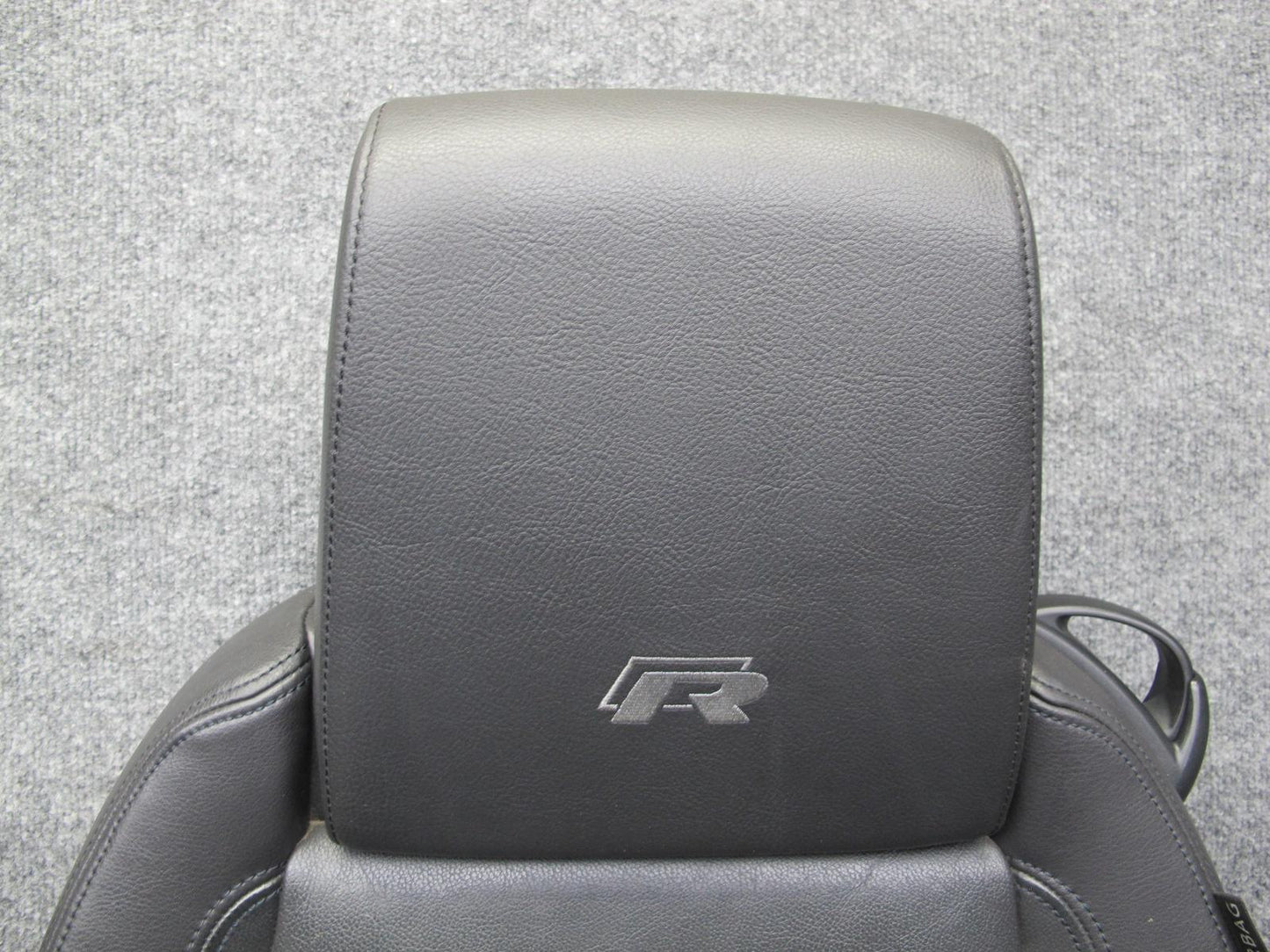 12-13 VW Golf R MK6 2DOOR Front & Rear Black Leather Sport Seat Set OEM