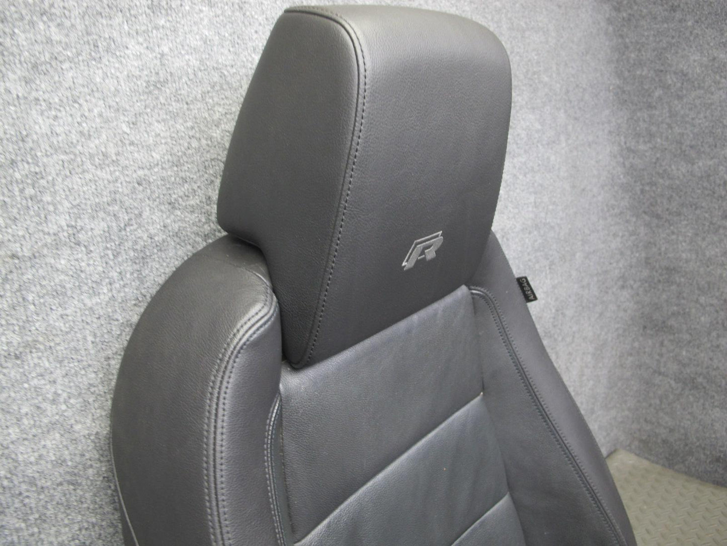 12-13 VW Golf R MK6 2DOOR Front & Rear Black Leather Sport Seat Set OEM