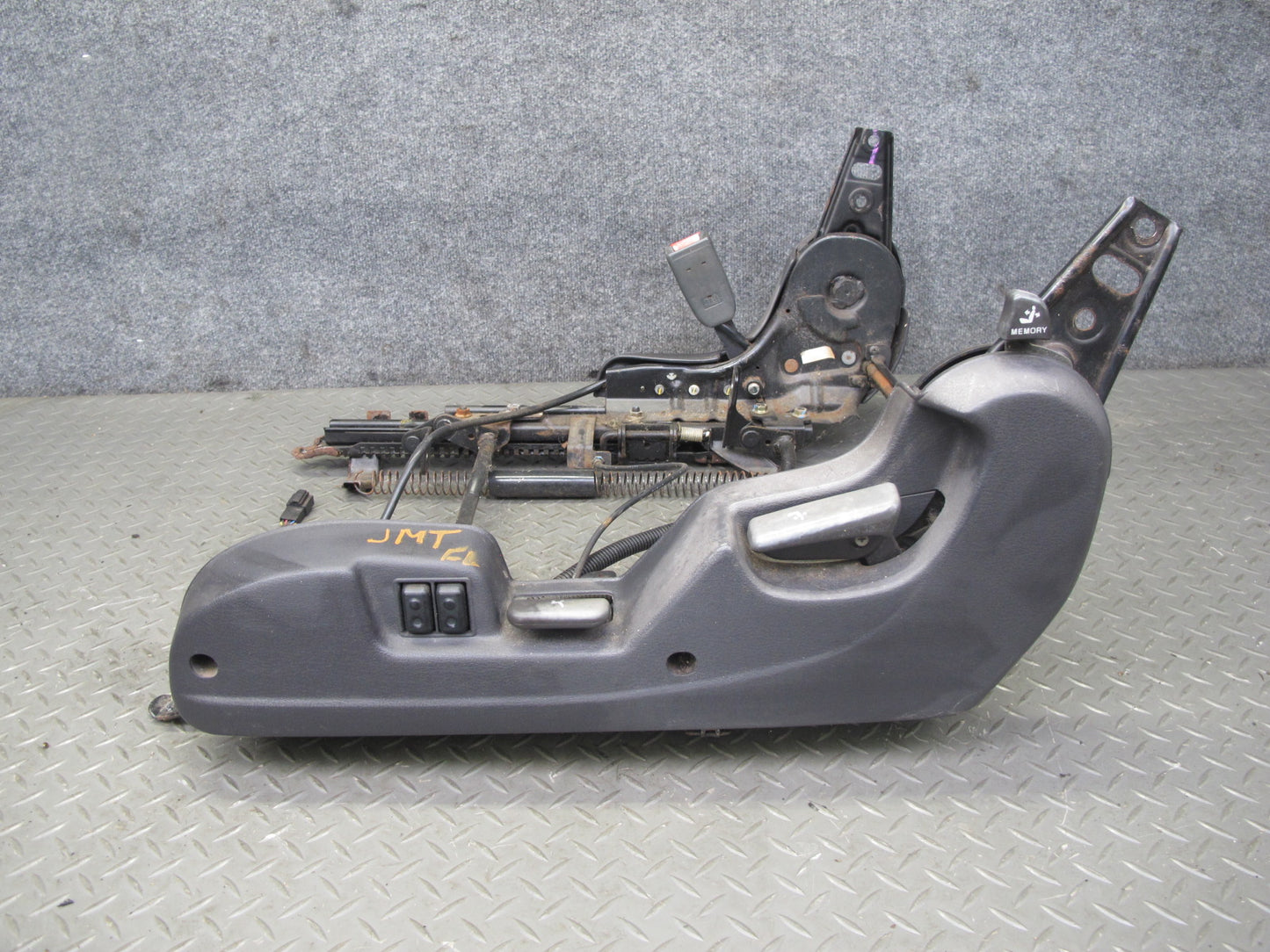 91-96 Mitsubishi 3000GT Left Driver Seat Lower Track Rail Frame OEM