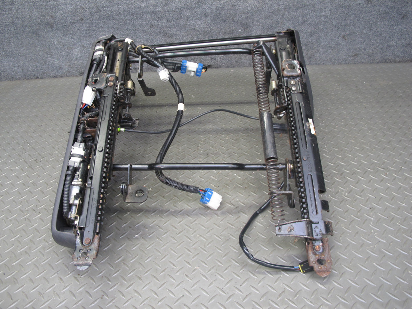 91-96 Mitsubishi 3000GT Left Driver Seat Lower Track Rail Frame OEM