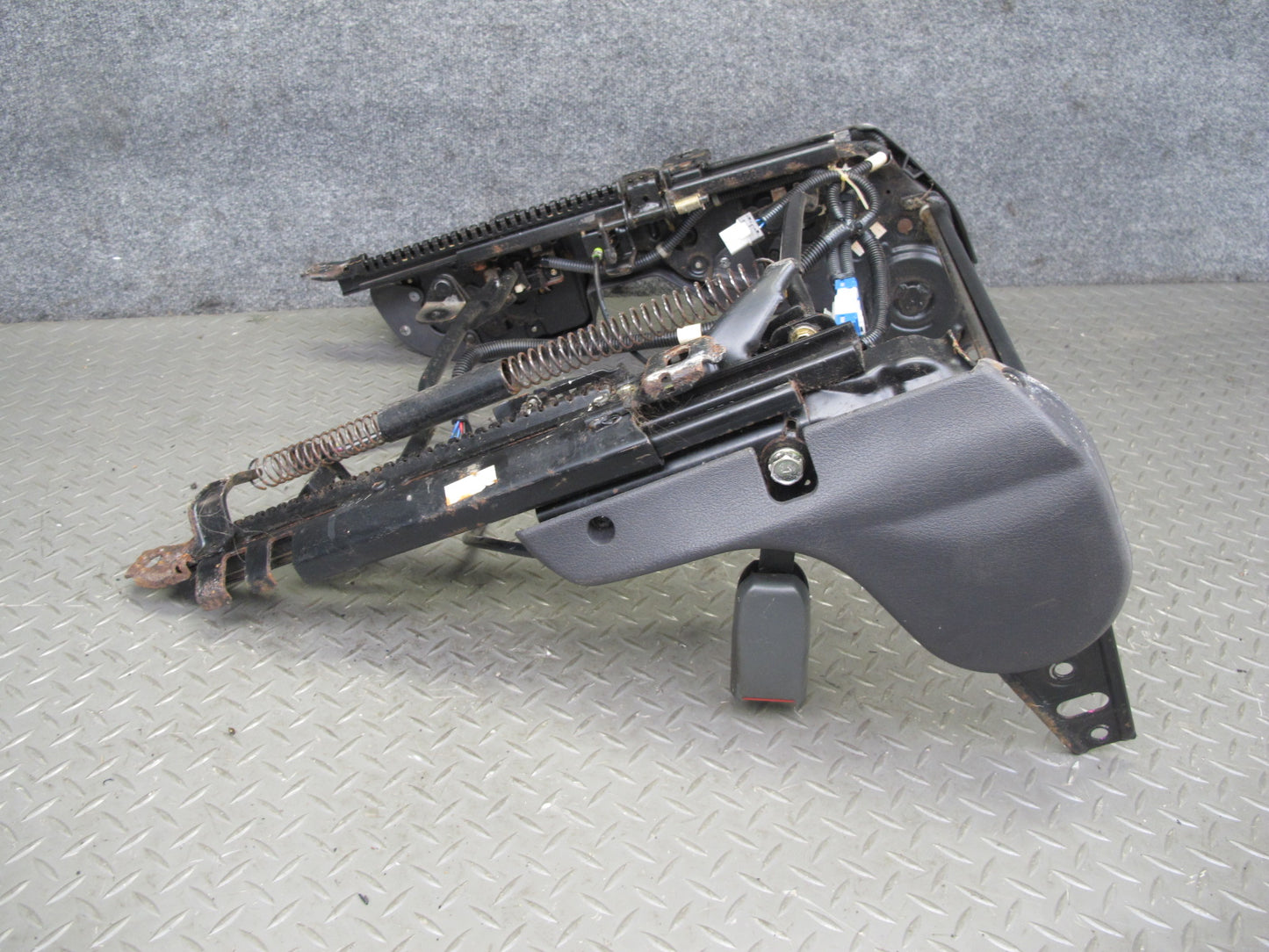 91-96 Mitsubishi 3000GT Left Driver Seat Lower Track Rail Frame OEM
