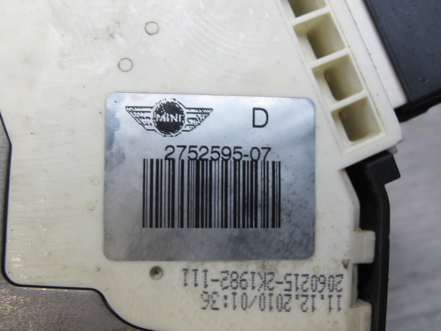 09-15 Mini Cooper R55 R56 R57 Front Left Driver Door Lock Latch Actuator OEM