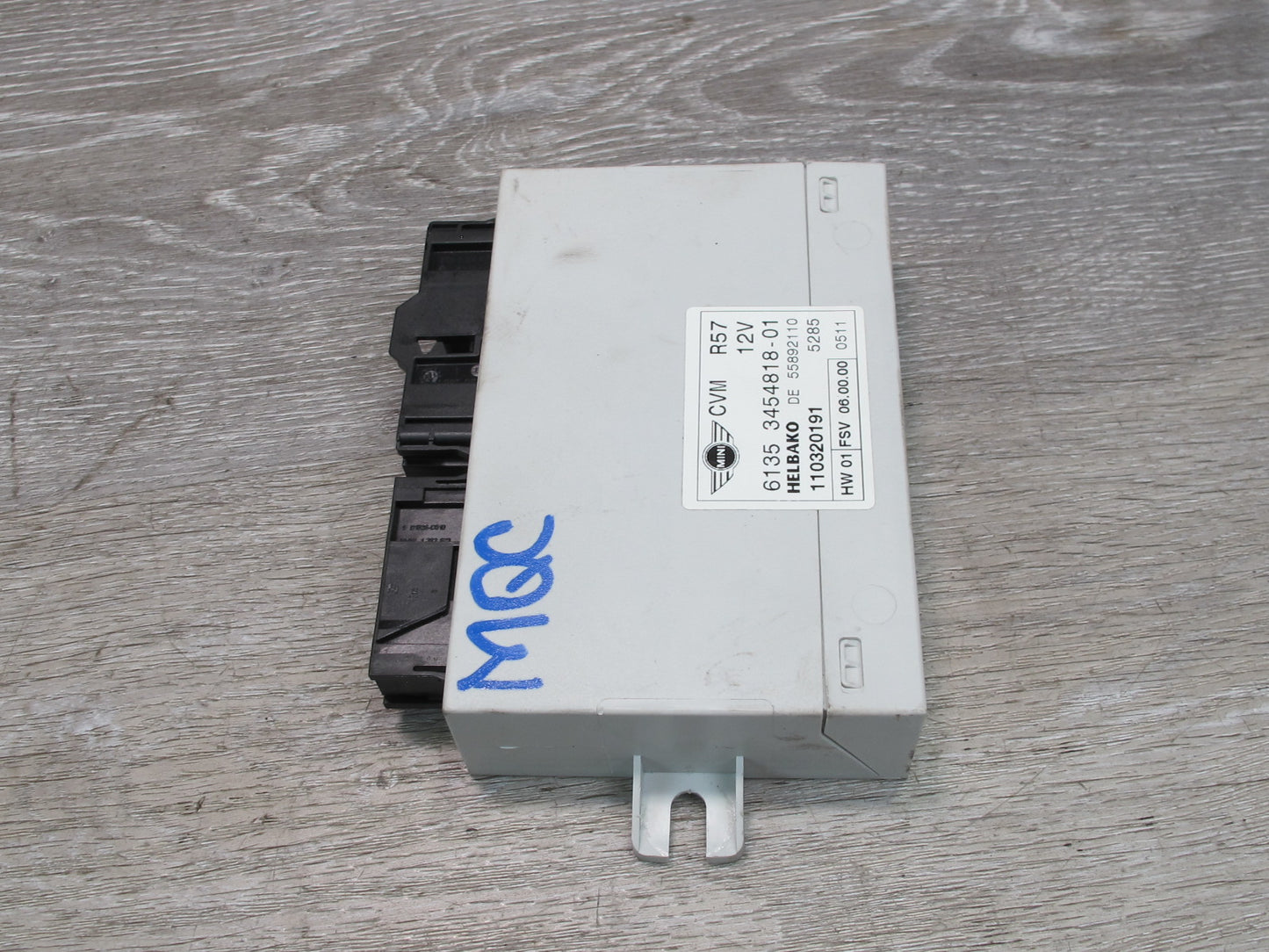 09-15 Mini Cooper R57 Convertible TOP Roof Control Module 3454818 OEM