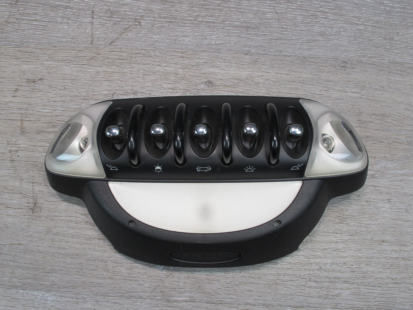 11-15 Mini Cooper R57 Convertible Overhead Dome Light w Roof Control Switch OEM