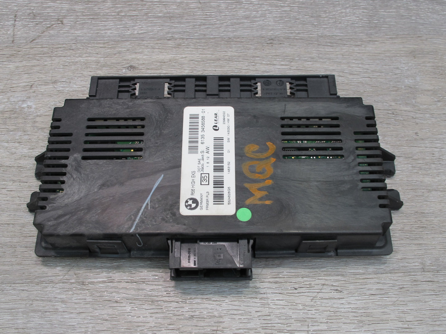 11-15 Mini Cooper R55 R56 R57 Footwell Light Control Module 3456588 OEM