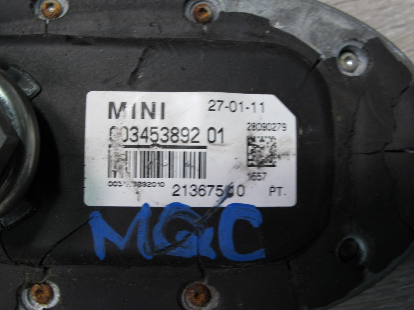 09-15 Mini Cooper R57 Convertible Exterior Roof Radio Antenna 3453892 OEM