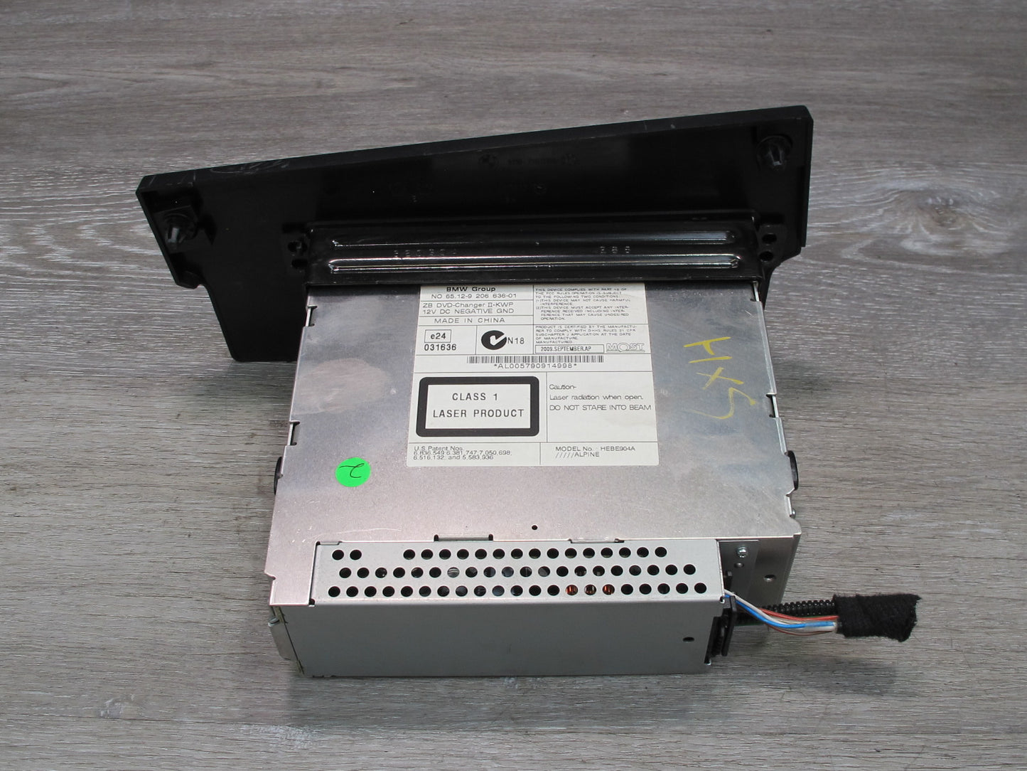 2010-2014 BMW E71 E72 X6 DVD Video Disc Changer Player 9206636