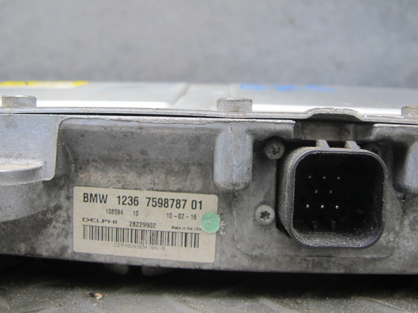 2010-2011 BMW E72 X6 Hybrid Auxiliary Power Control Module 7598787