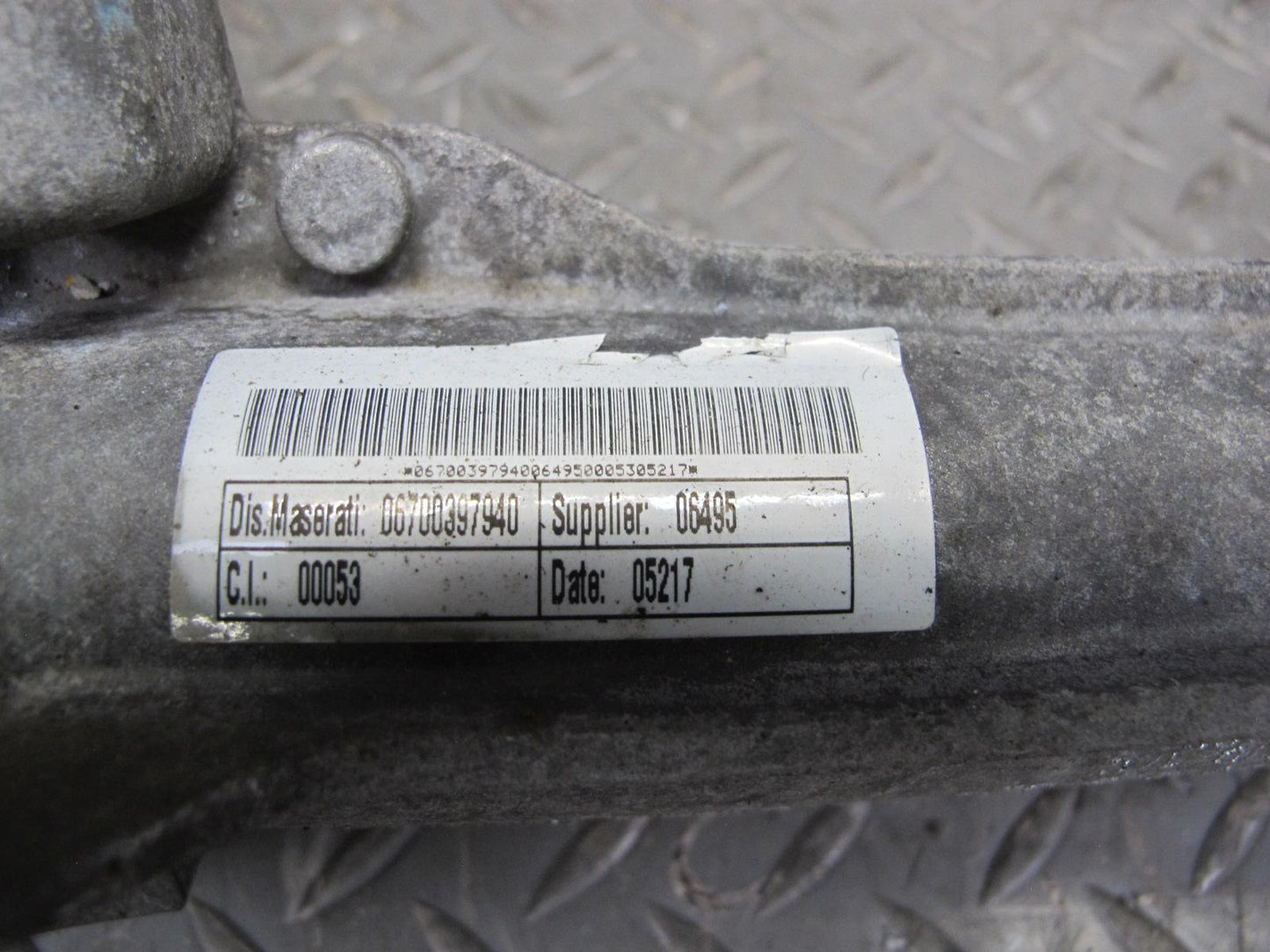 2017-2020 Maserati Levante M161 3.0L AWD Power Steering Rack & Pinion 6700397940