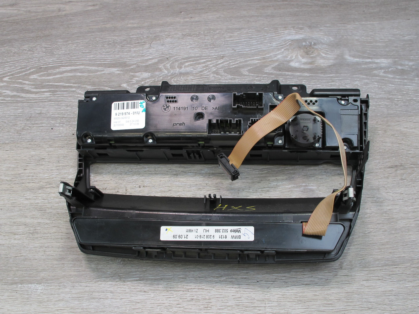 2008-2014 BMW E71 E72 X6 Front A/C Heater Climate Control PDC Switch Panel