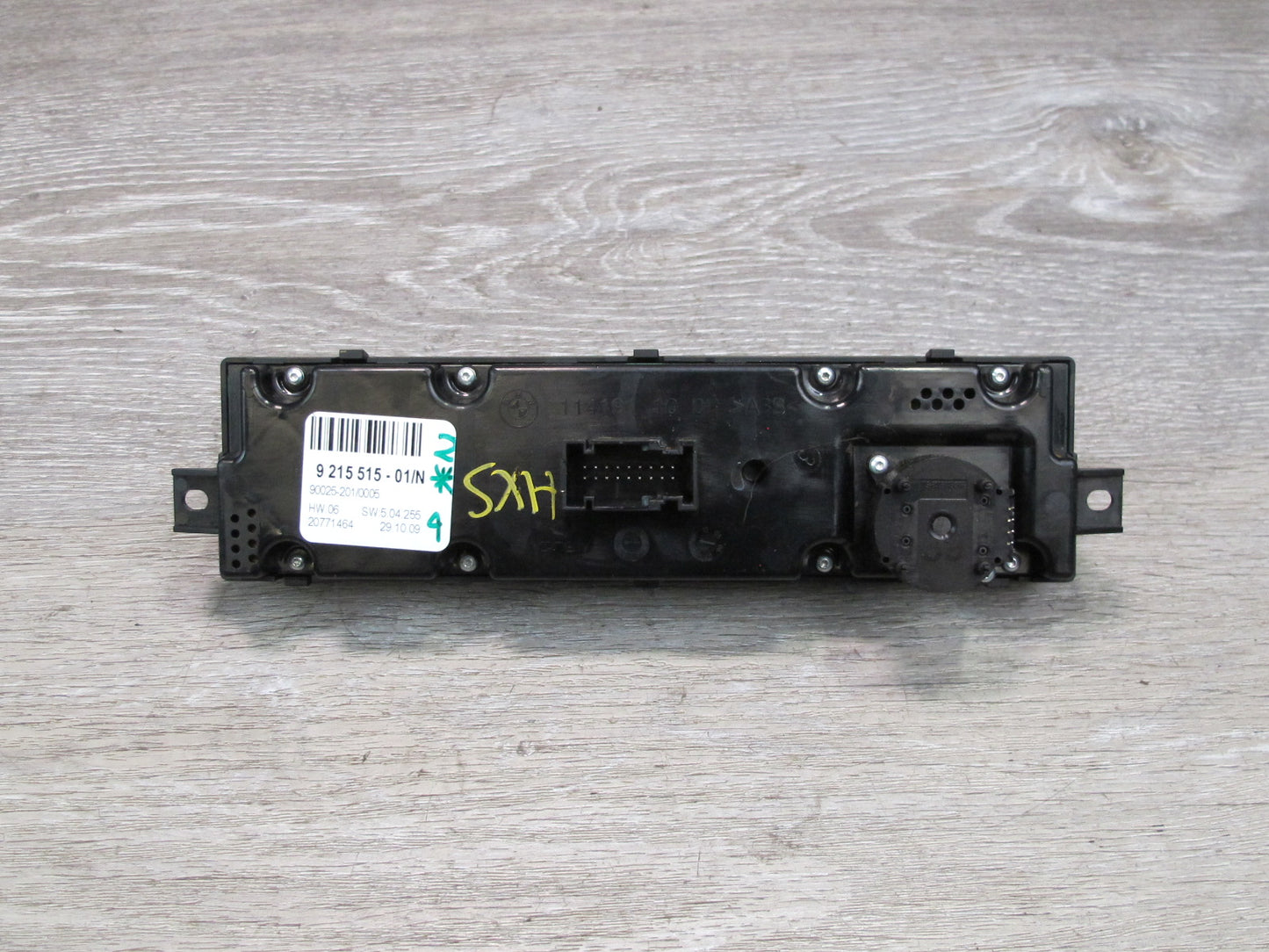 2008-2014 BMW E71 E72 X6 Rear A/C Heater Climate Control Switch Panel 9215515