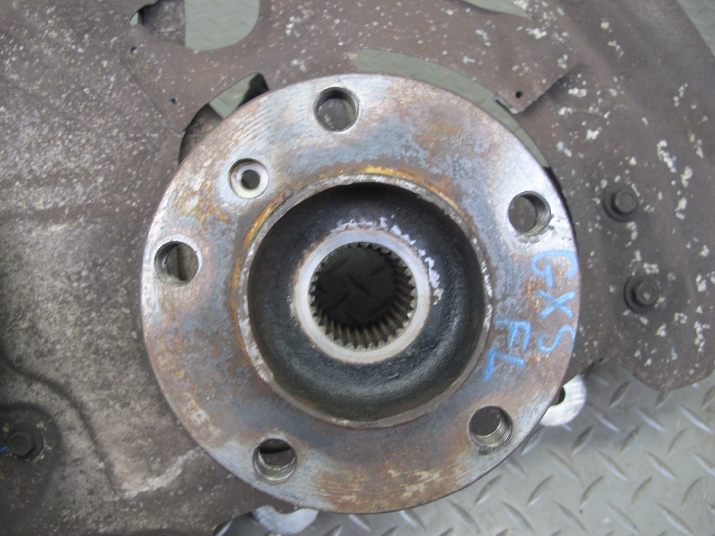 2008-2014 BMW E71 E72 X6 AWD Front Left Spindle Knuckle Wheel Hub Bearing