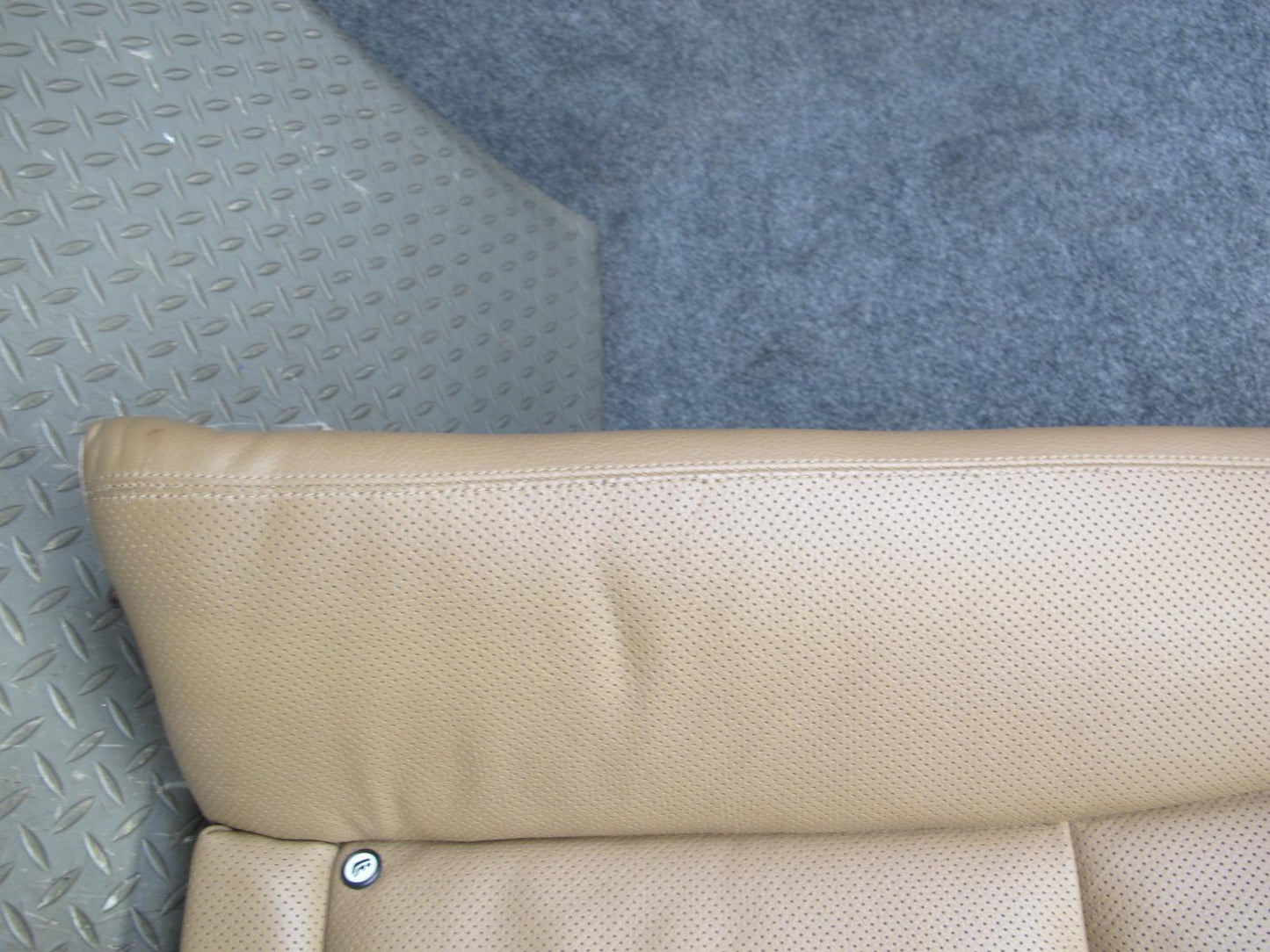 07-09 Mercedes W221 S-class Rear Leather Seat Upper Cushion Brown OEM