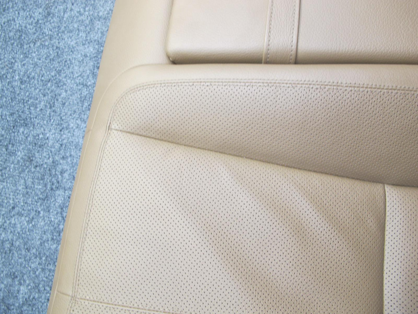 07-09 Mercedes W221 S-class Rear Leather Seat Upper Cushion Brown OEM