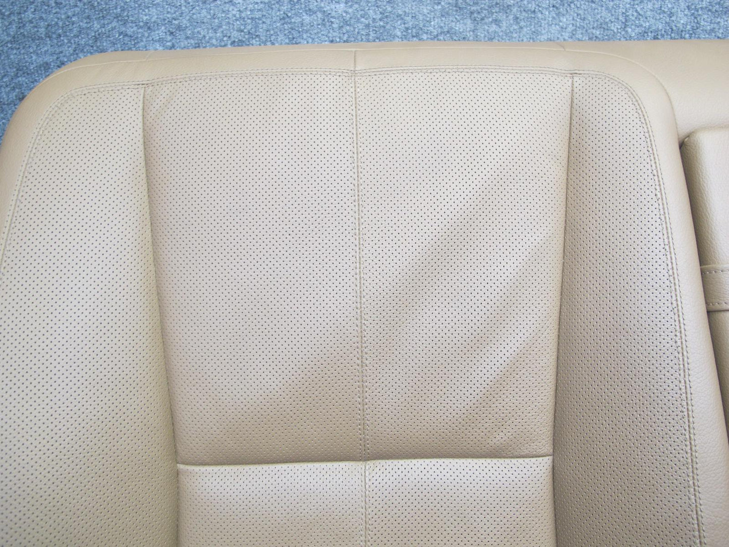 07-09 Mercedes W221 S-class Rear Leather Seat Upper Cushion Brown OEM