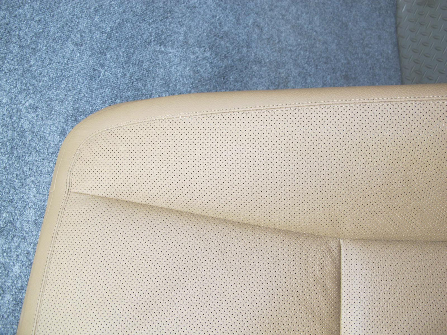 07-09 Mercedes W221 S-class Rear Leather Seat Upper Cushion Brown OEM