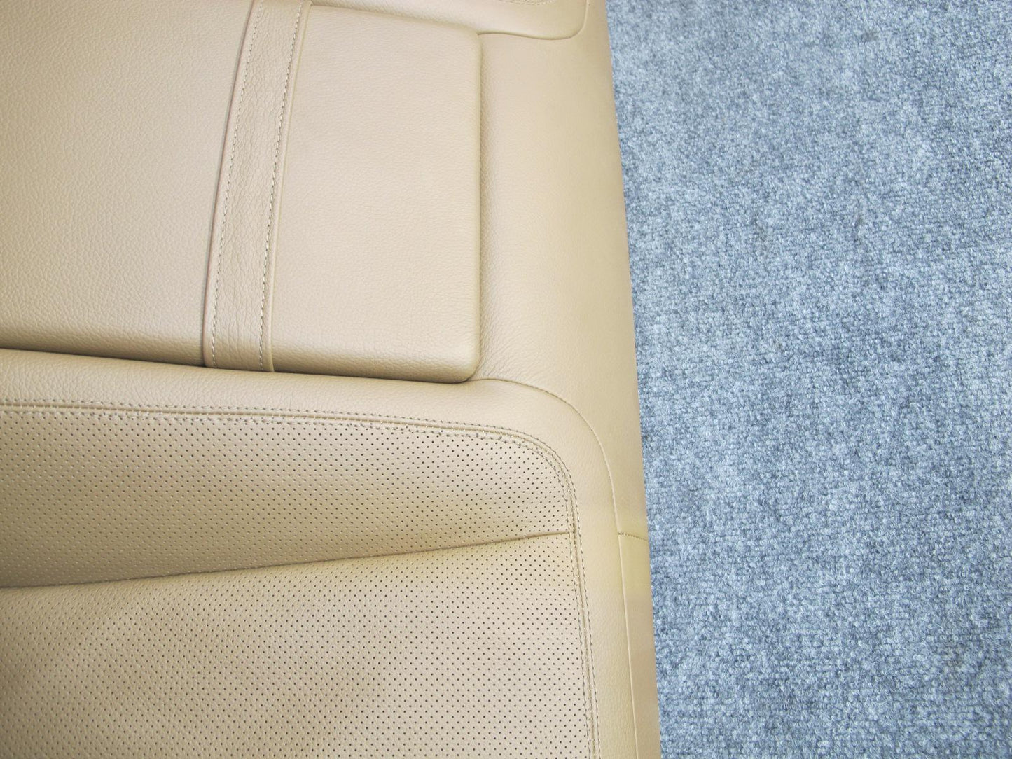 07-09 Mercedes W221 S-class Rear Leather Seat Upper Cushion Brown OEM