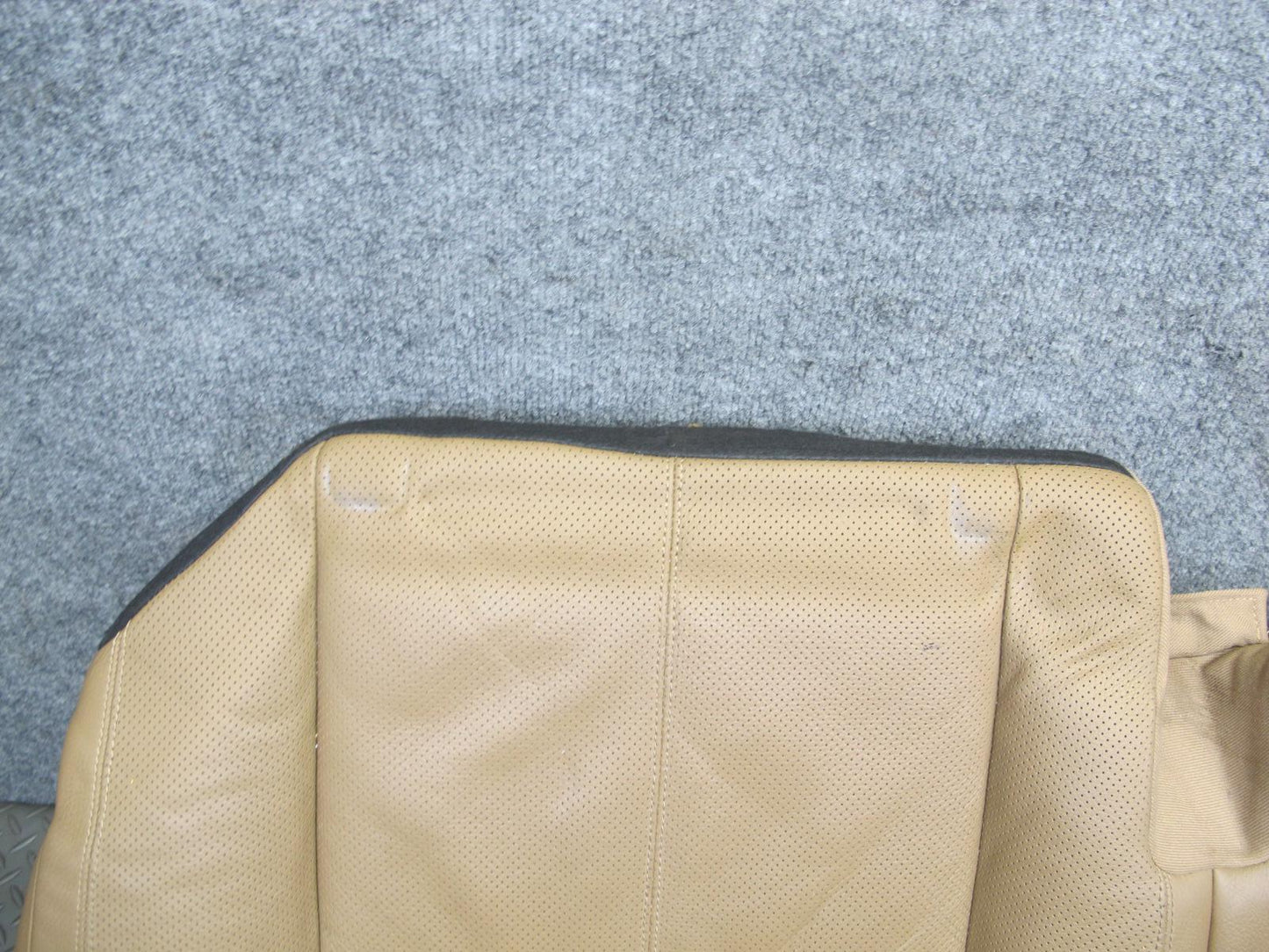 07-09 Mercedes W221 S-class Rear Leather Seat Lower Cushion Brown OEM