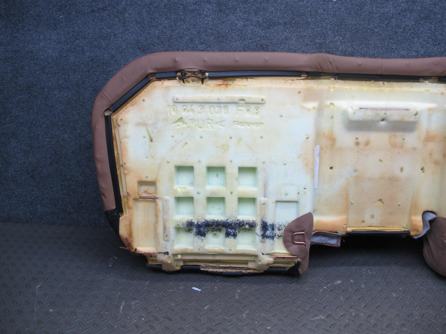 07-09 Mercedes W221 S-class Rear Leather Seat Lower Cushion Brown OEM