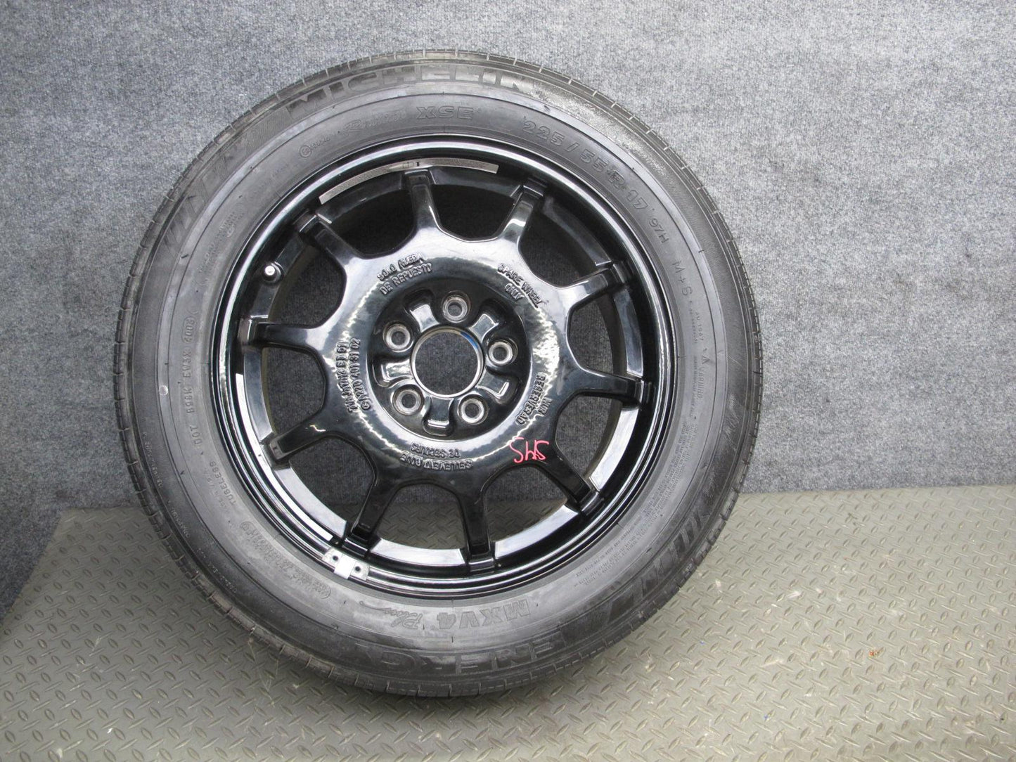 00-06 Mercedes W220 W215 CL S-class Spare Tire R17" Wheel 17x7.5 225/55 97H OEM