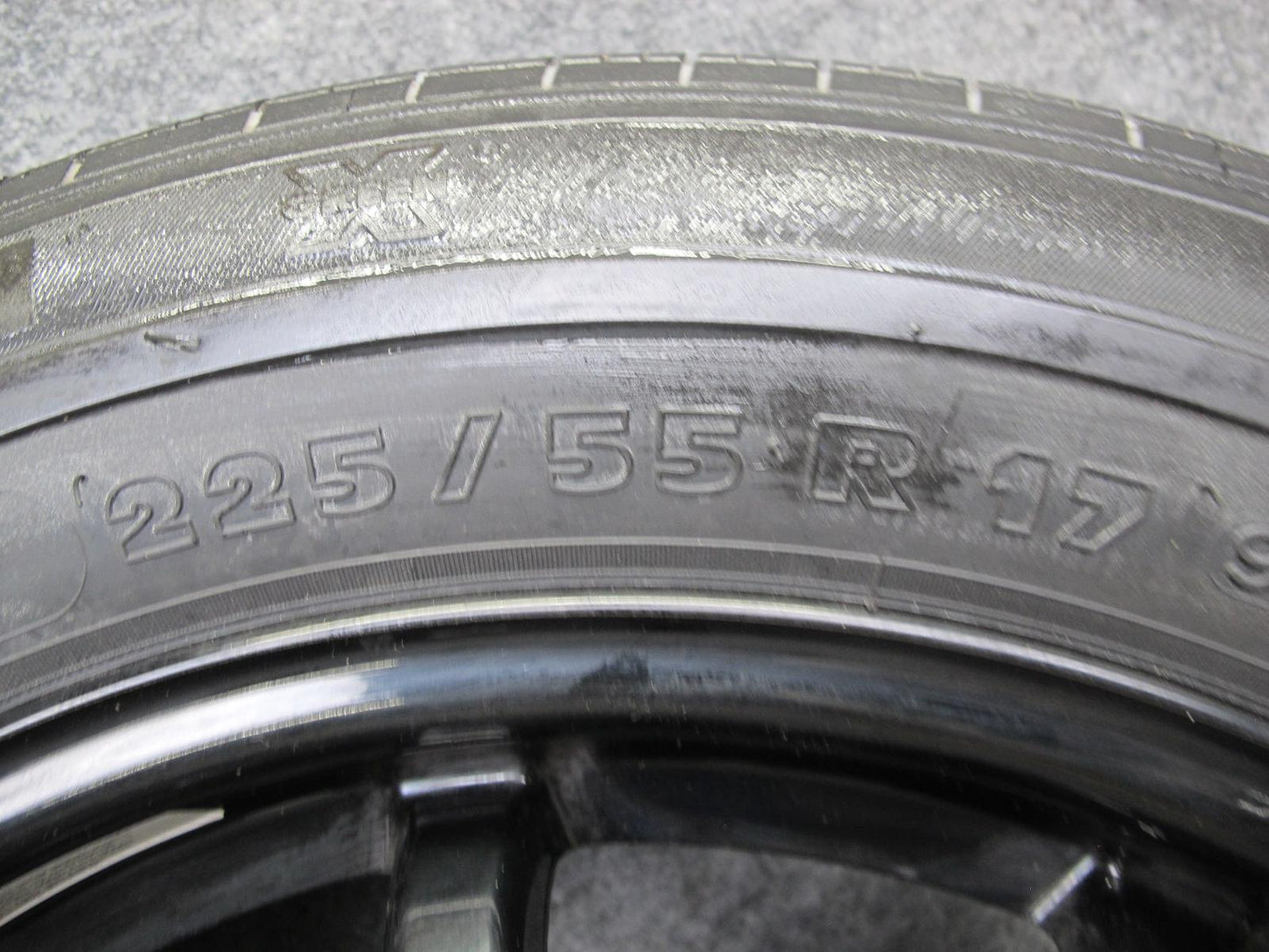00-06 Mercedes W220 W215 CL S-class Spare Tire R17" Wheel 17x7.5 225/55 97H OEM