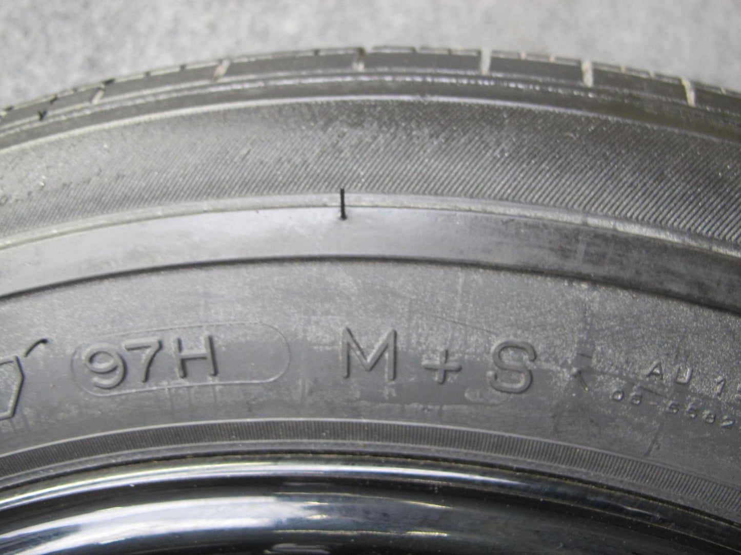00-06 Mercedes W220 W215 CL S-class Spare Tire R17" Wheel 17x7.5 225/55 97H OEM