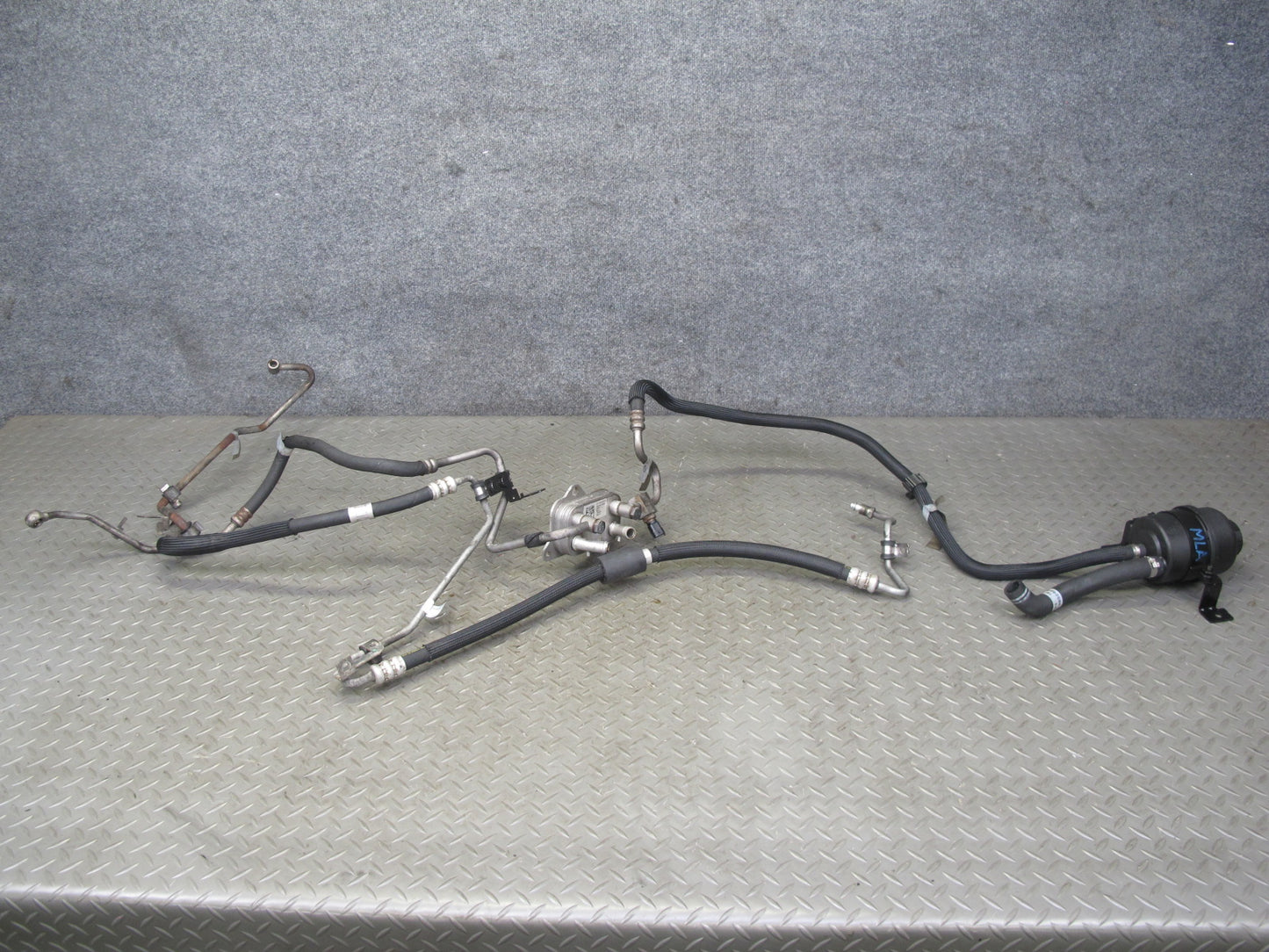 17-20 Maserati Levante 3.0L Power Steering Hose Pipe Line Oil Cooler Tank Set