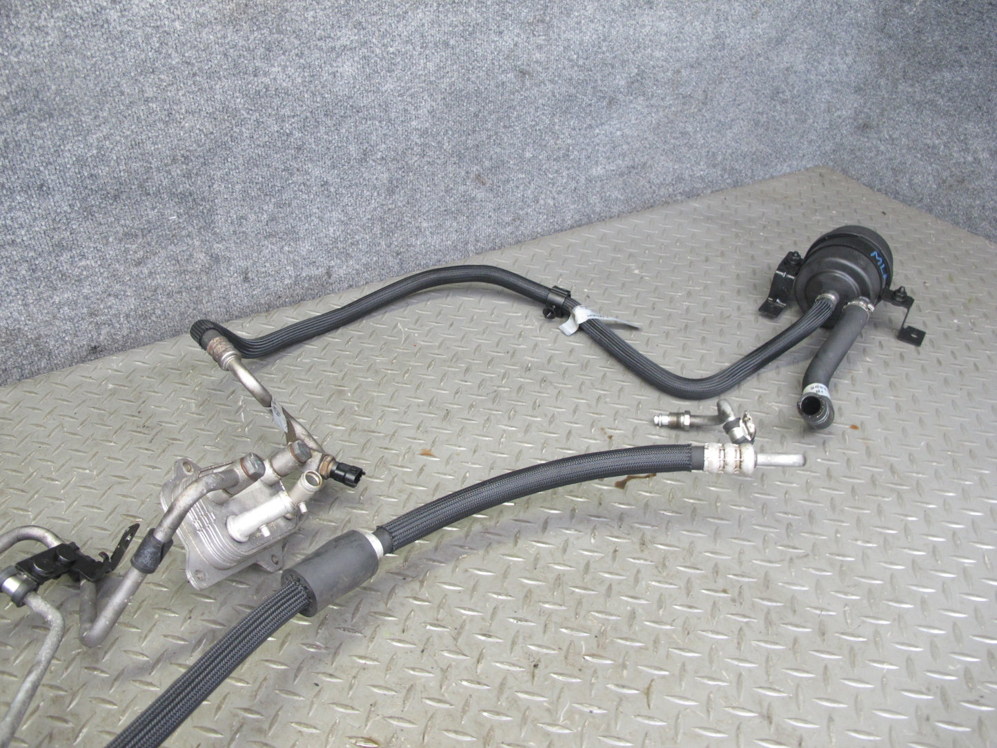 17-20 Maserati Levante 3.0L Power Steering Hose Pipe Line Oil Cooler Tank Set